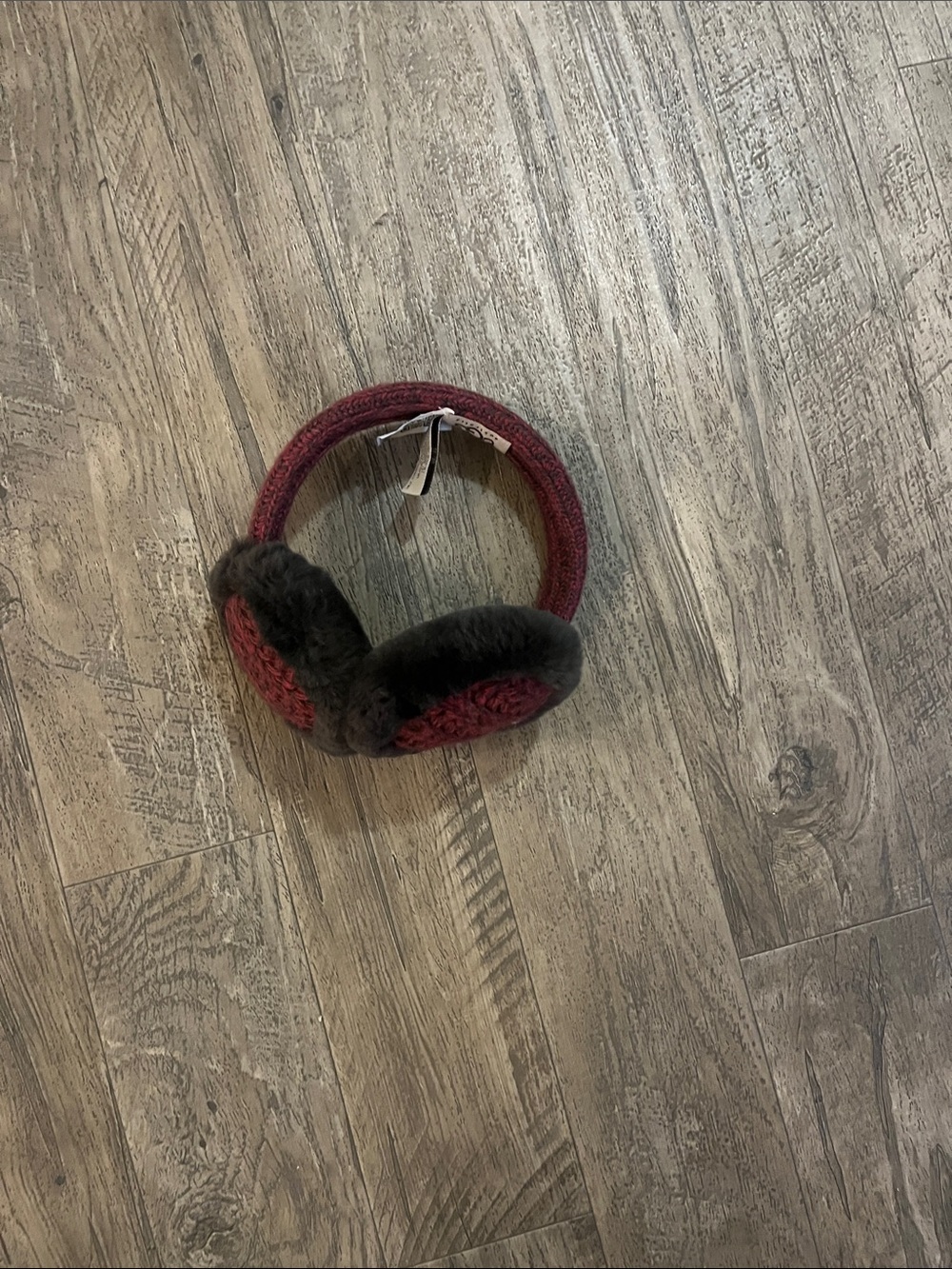 UGG  Ear Muffs Brown Faux Fur